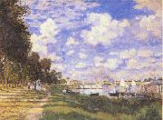 Claude Monet Port in Argenteuil oil on canvas